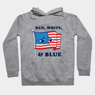 Red White And Blue Hoodie